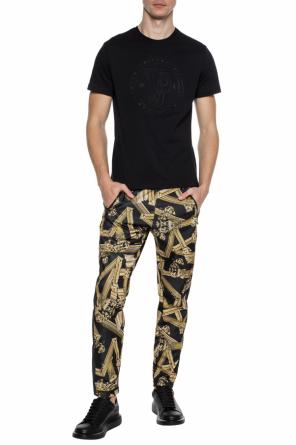 T-shirt with raised logo appliqué, zdjęcie 2 T-shirt with raised logo appliqué od Versace Jeans